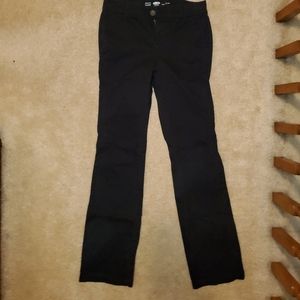 Old Navy Black Khaki Pants Women's